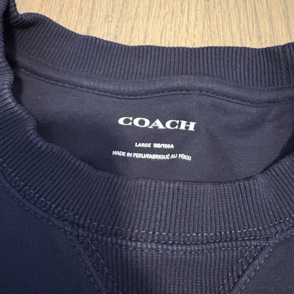 Coach Varsity Crewneck Sweater Large - Picture 4 of 5
